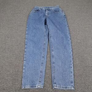 Vintage Lee Jeans Womens 6P Blue Light Wash High Rise Straight 28x28.5 USA 80s